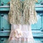 Dantel İşlemeli Yelek Modelleri 47