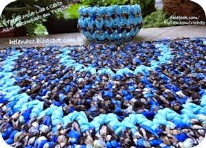 Penye İp Örgü Sepet ve Örgü Paspas Yapımı