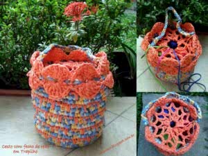 Penye İpten Fileli Sepet Nasıl Örülür?