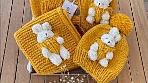 Ayıcıklı Atkı Bere Yapılışı