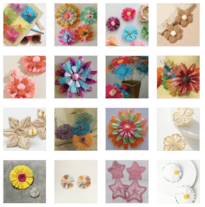 Kağıt ve Rafya İpten Süslemeler