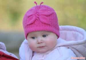 Kelebek Bebek Şapka Yapılışı