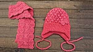 Sarmaşık Dalları Örgü Şapka Yapılışı