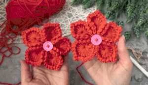 Örgü Çiçek Motifleri Yapılışı Anlatımlı