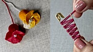 Çatal İğneyle Boncuk Çiçek Nasıl Yapılır?