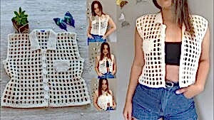 Süper Kolay Örgü Yelek Yapılışı