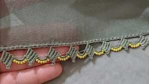 Zarif Boncuklu Tığ Oyası Yapılışı