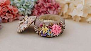 Kurdele Nakışı Takı Kutusu Yapılışı