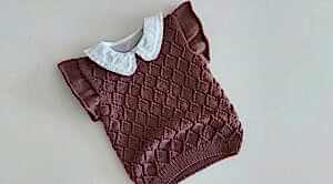 Kız Bebek Örgü Süveter Yapılışı