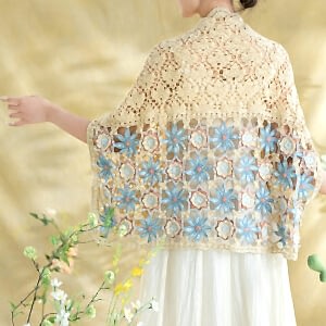 Çiçek Motifli Örgü Yelek Yapılışı