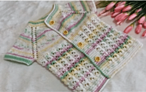 Yakadan Başlama Bebek Yeleği Yapılışı