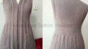 İki Şişle Çeyizlik Örgü Yelek Yapılışı