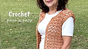 Örgü Bayan Yelek Tığ İşi