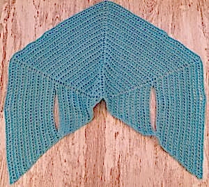 Yarımay Örgü Yelek Yapılışı 1