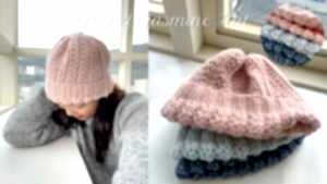 Yıldız Örgü Kolay Şapka Yapılışı