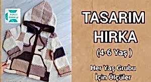 4-6 Yaş Kırkyama Örgü Hırka Yapılışı