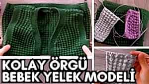 Anlatımlı Erkek Bebek Yeleği