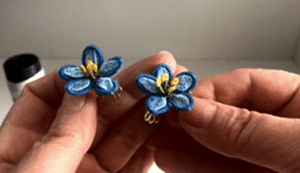 Mekik Oyası 3 Boyutlu Çiçek Yapılışı