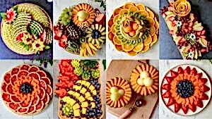 Meyve Tabağı Sunumu Basit