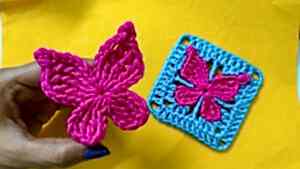 Kelebekli Kare Motif Yapılışı