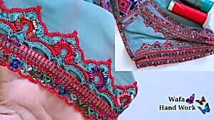 Boncuklu Tığ Oyası Modeli Yapılışı