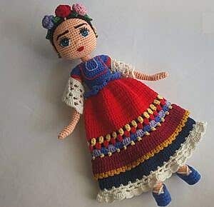 Amigurumi Frida Kahlo Bebek Yapımı
