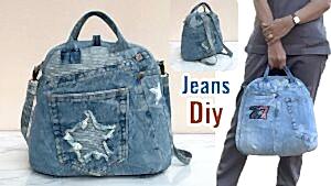 Eski Kot Pantolondan Sırt Çantası Nasıl Dikilir?