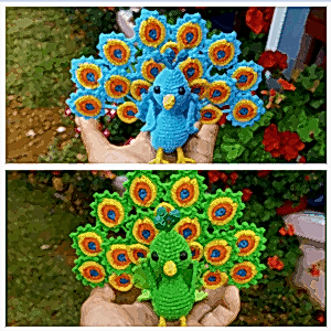 Amigurumi Tavus Kuşu Yapımı