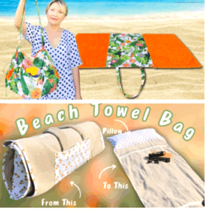 Havluya Dönüşen Çanta Nasıl Dikilir?