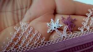 İğne Oyası Havlu Kenarı Örneği Yapımı