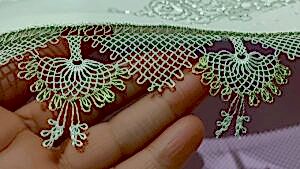 İğne Oyası Zarif Havlu Kenarı Yapılışı