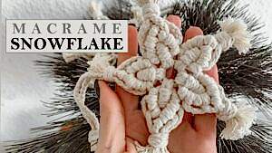 Makrome Kar Tanesi Nasıl Yapılır?