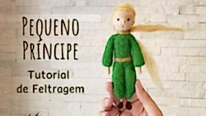 Yün Keçe Oyuncak Prens Yapımı
