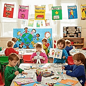 Dünya Çocuk Hakları Günü Okul Öncesi Sanat Etkinlikleri