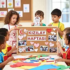 Kızılay Haftası Pano Çalışmaları