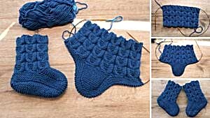 Bebek Patik Modeli Örgü