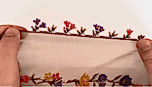 Son Olarak Ortaya Çıkan İğne Oyası Örneği