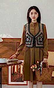 Tığ İşi Motifli Örgü Yelek Yapılışı 5