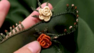 Yeni Güllü İğne Oyası Yapılışı