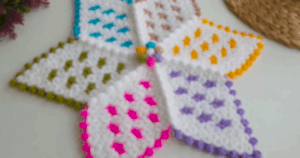 Renkli Yıldız Lif Yapılışı